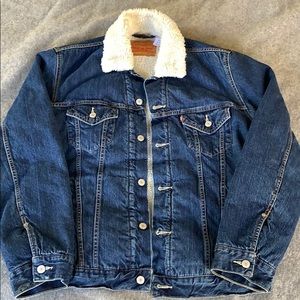 Levi Sherpa Jean Jacket